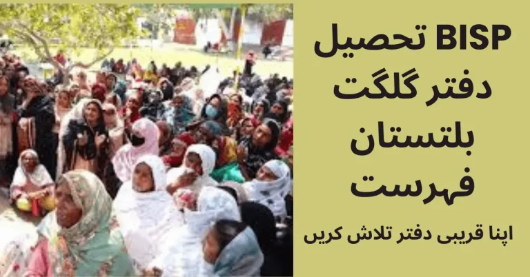 BISP Tehsil Office GB - BISP Office Near Me